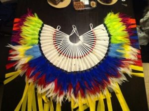 The hackle bustles reported stolen. Photo courtesy Prince Albert Police.